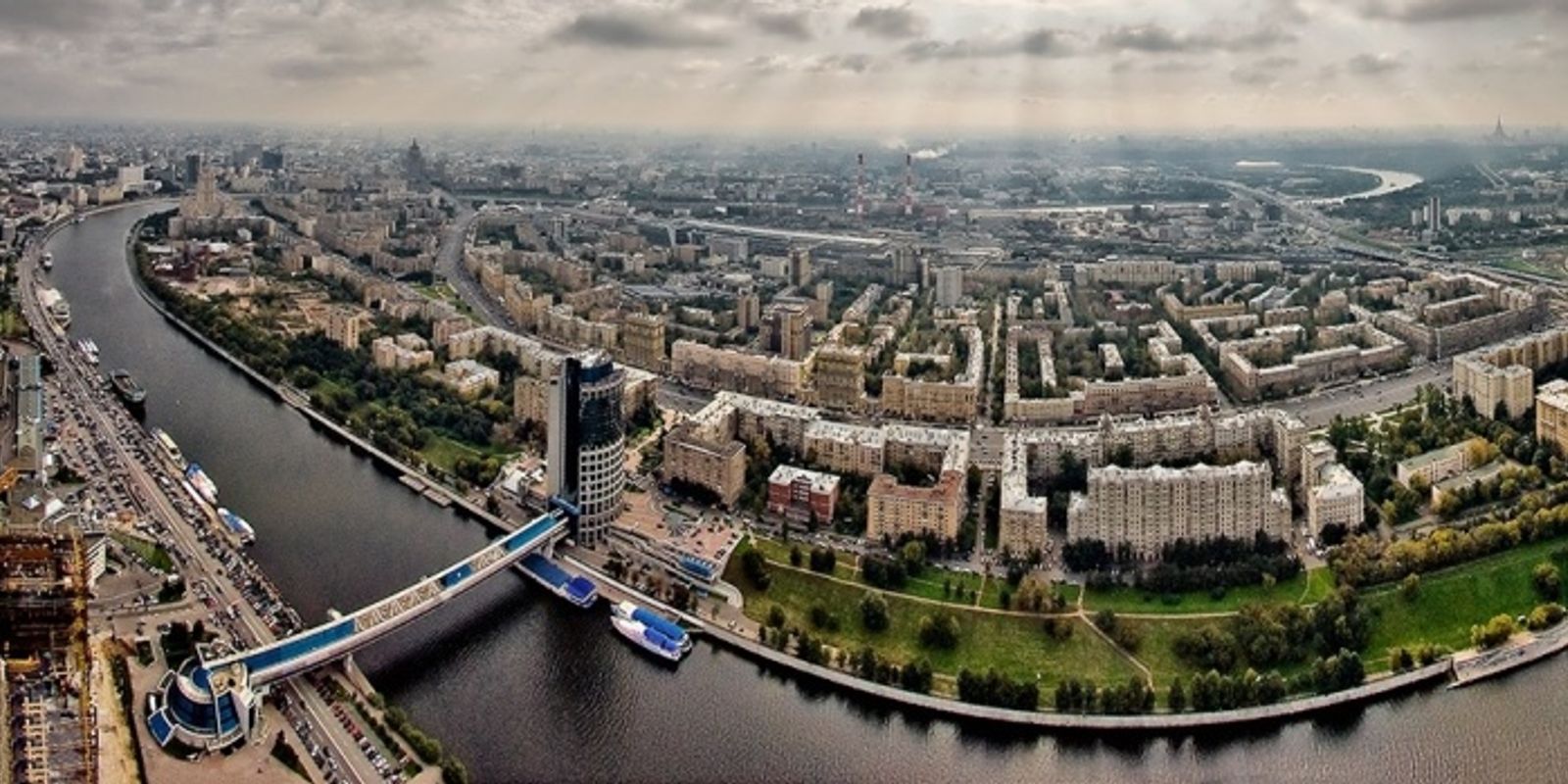 Москва центр с высоты птичьего полета Москва